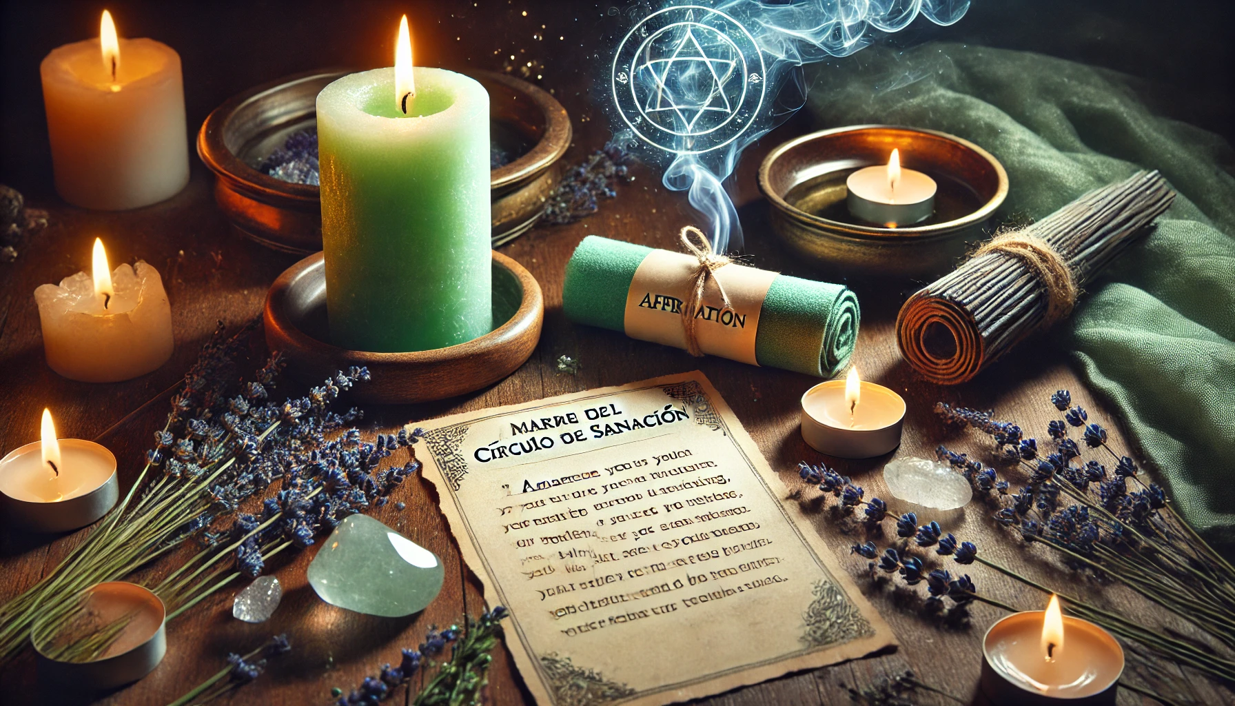Amarre de salud, el círculo de sanación