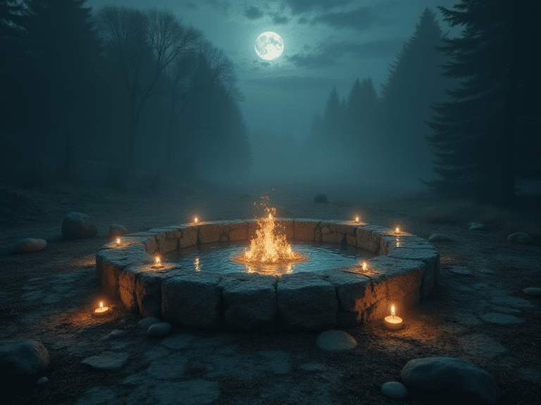 Los cuatro elementos en la magia ritual: tierra, agua, fuego y aire ...