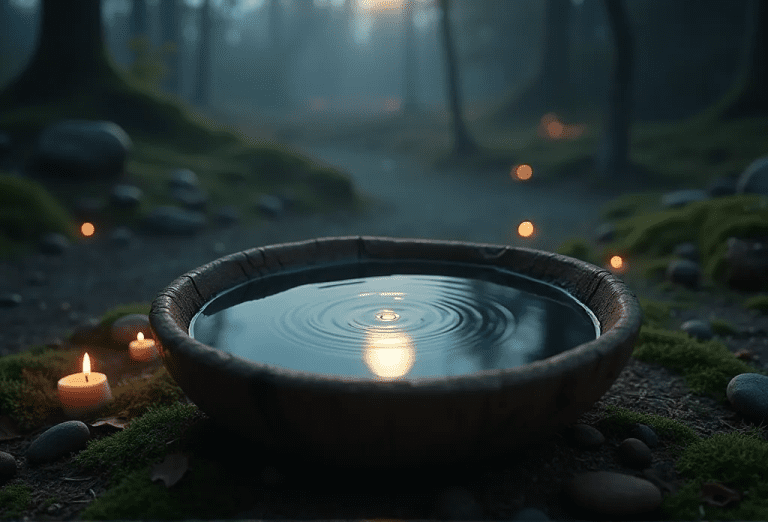 Cómo preparar agua lunar para rituales