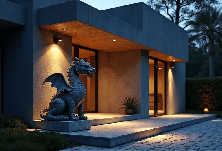dragon entrada casa