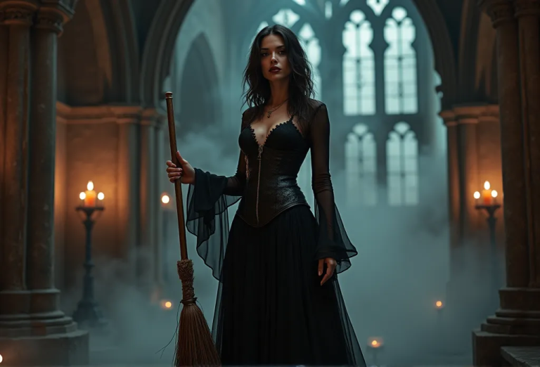 escoba bruja